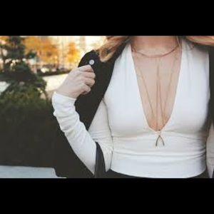 Aritizia Brigitte top in wild indigo xxs